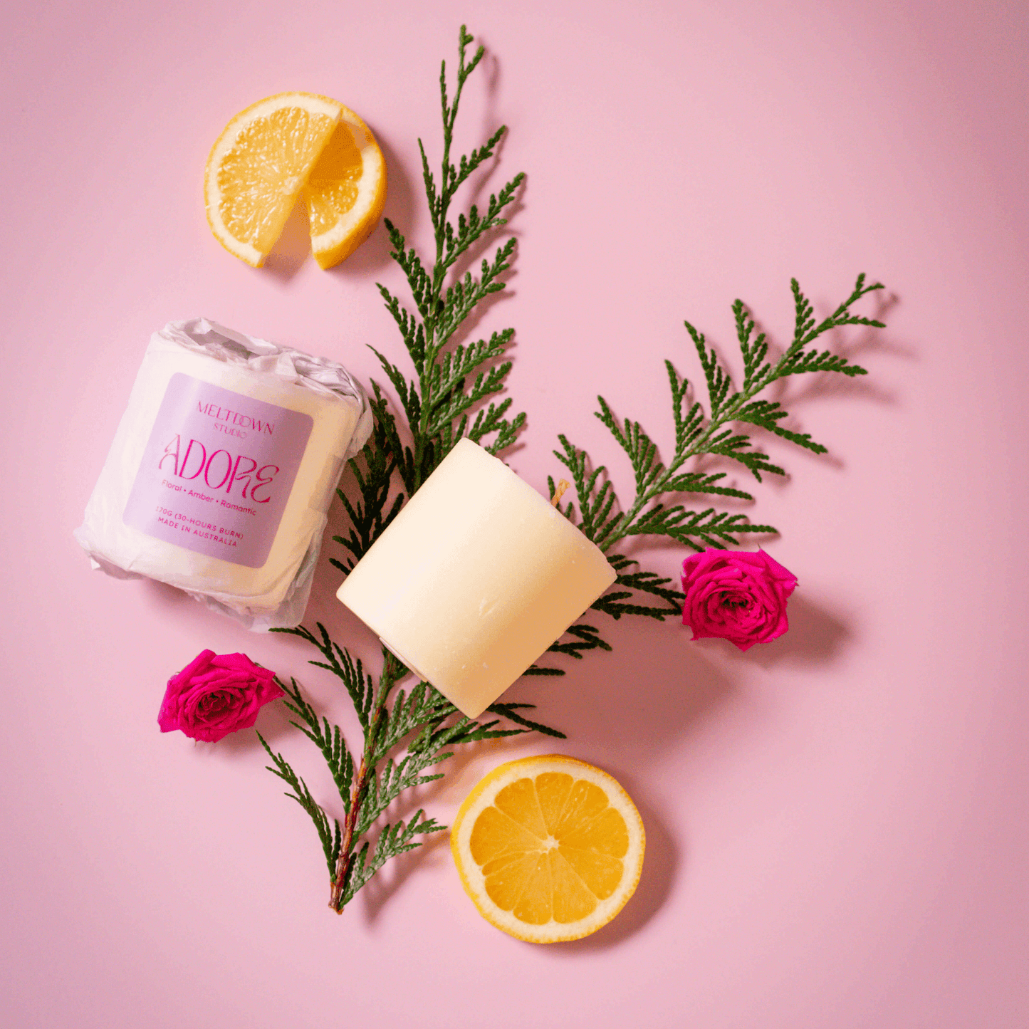 ADORE | Rose & Geranium Candle