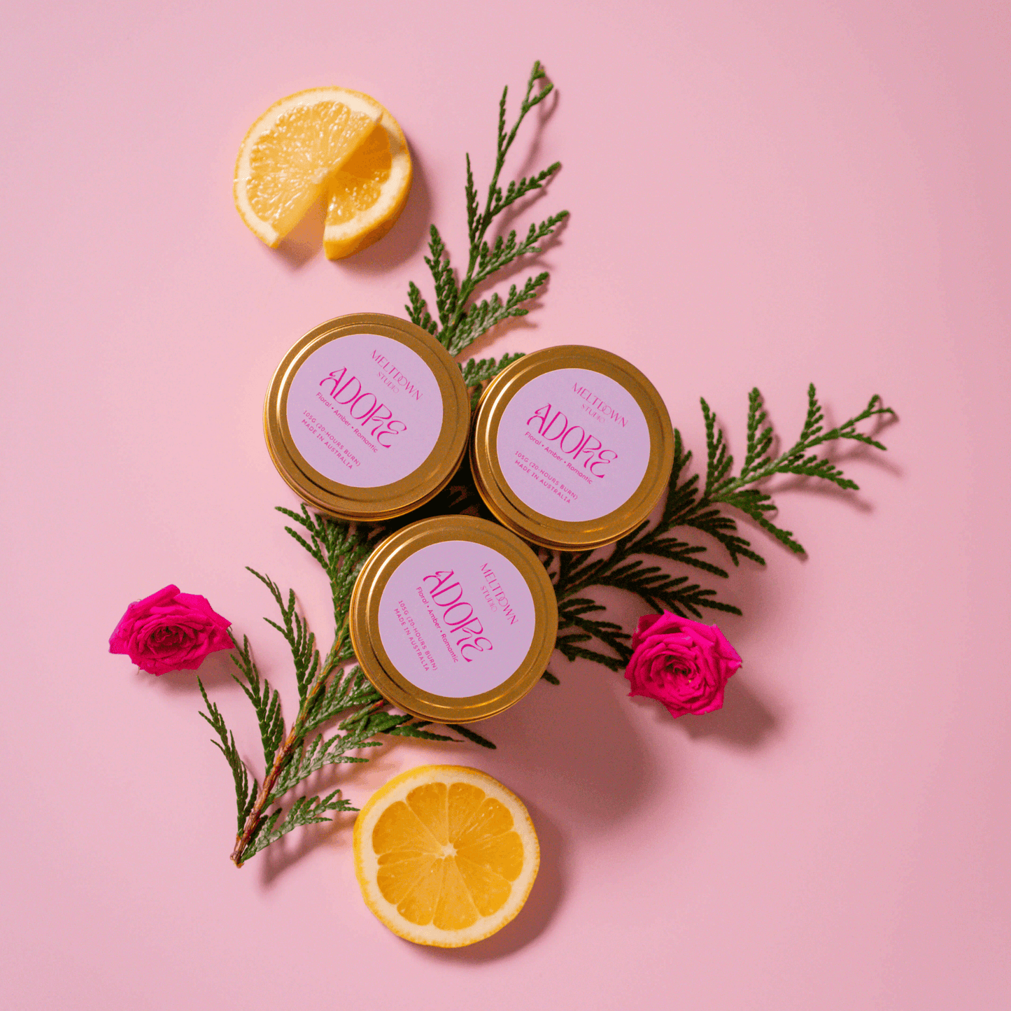 ADORE | Rose & Geranium Candle