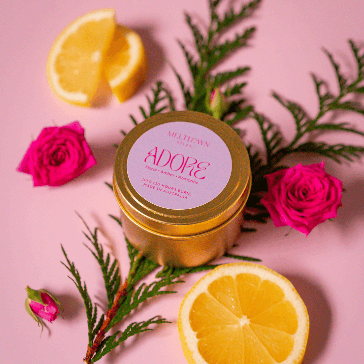 ADORE | Rose & Geranium Candle