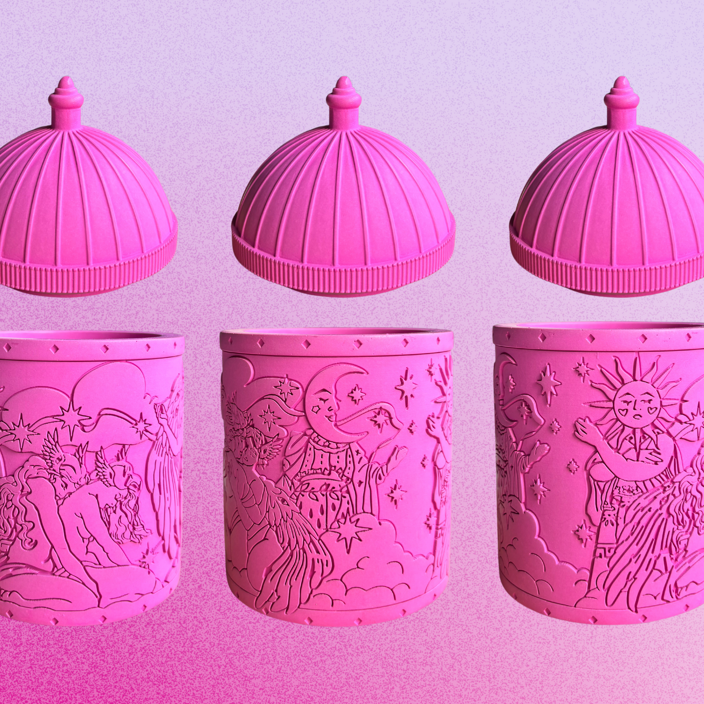Sappho's Angels | Fuchsia | Refillable Candle Holder
