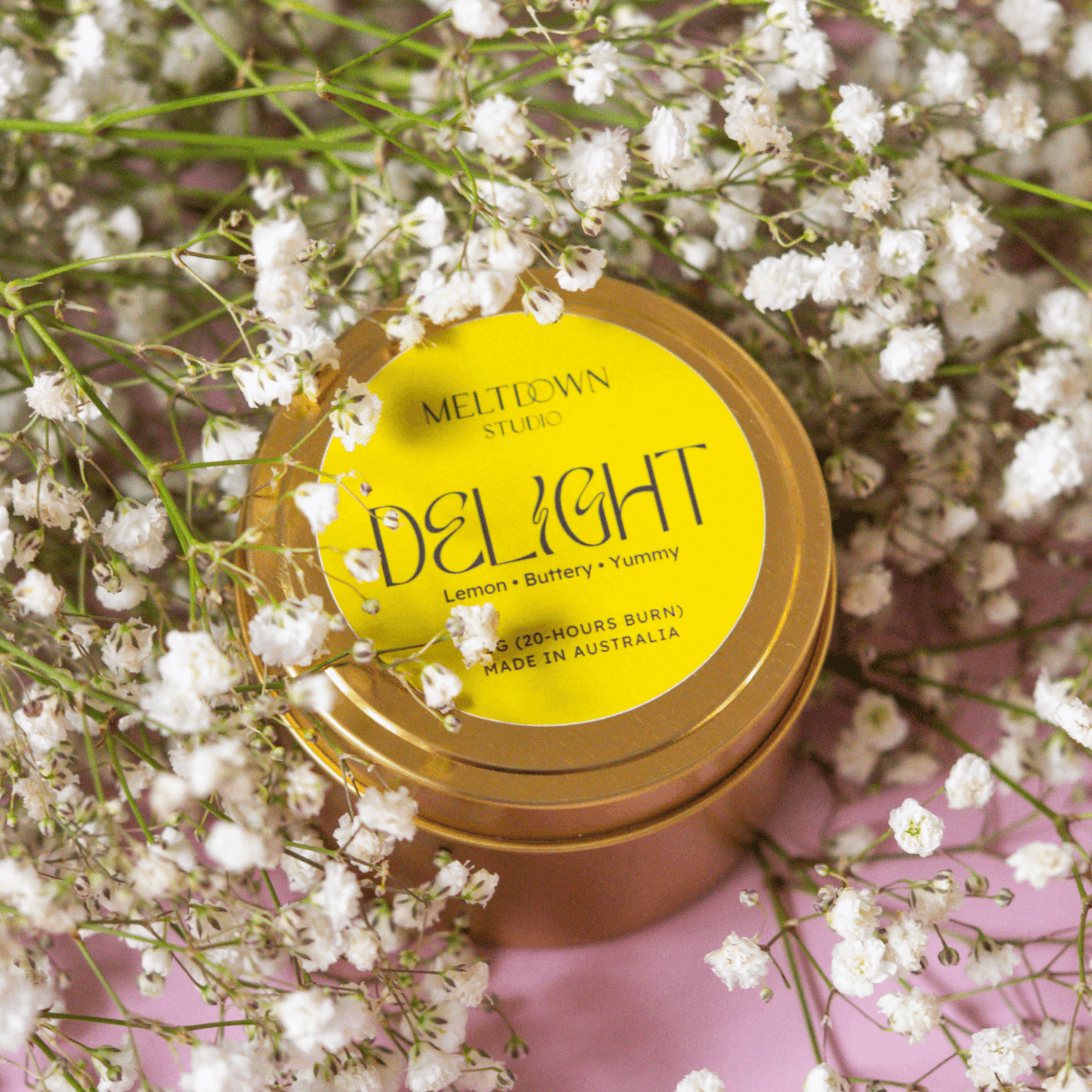 DELIGHT | Buttery Lemon & Vanilla Candle