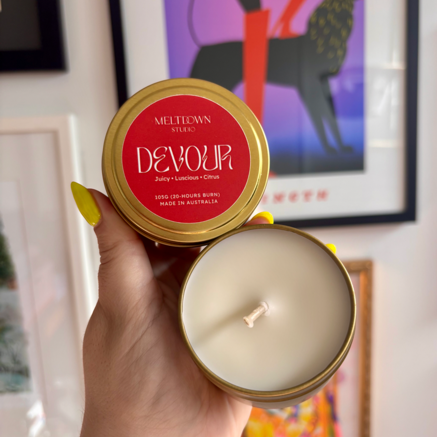 DEVOUR | Cherry & Orange Candle