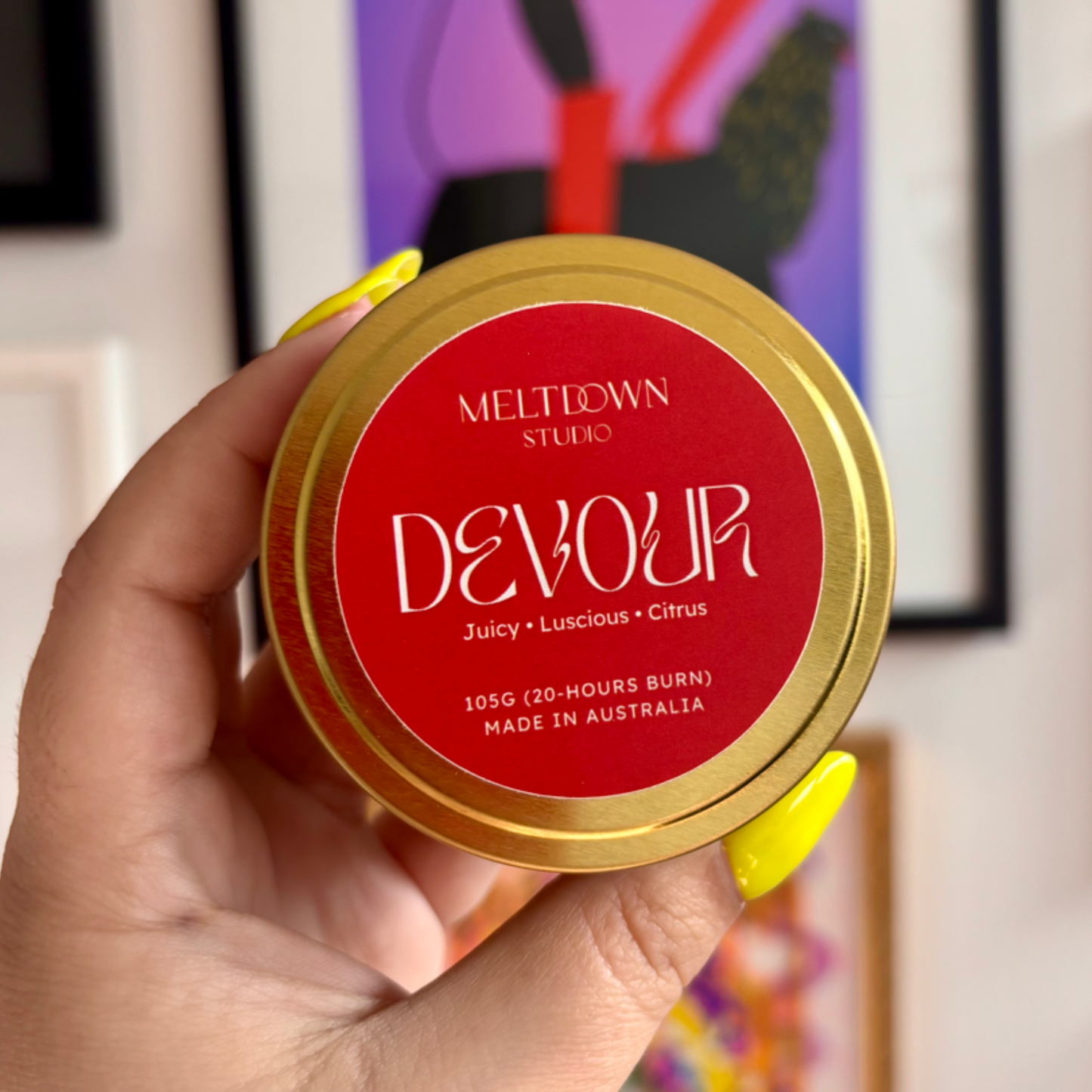 DEVOUR | Cherry & Orange Candle