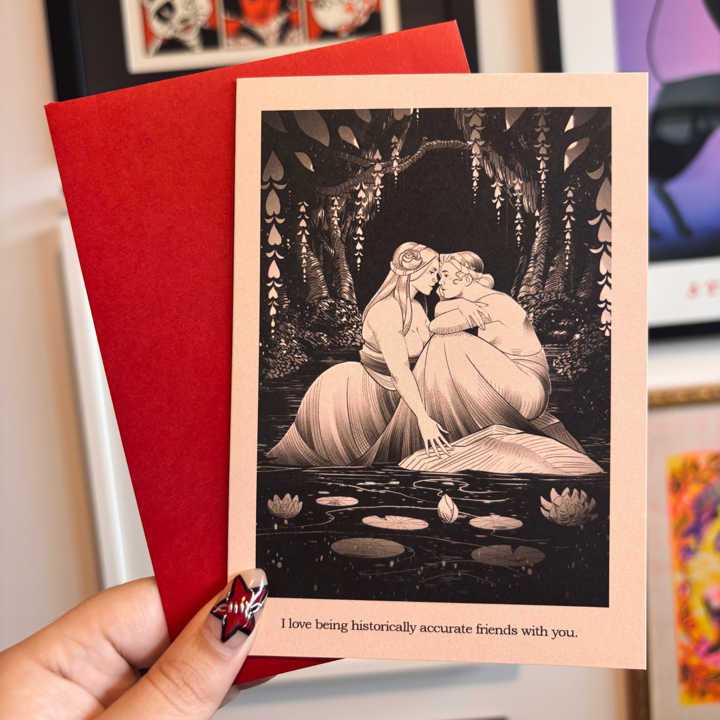 Historically Accurate Friends Greeting Card