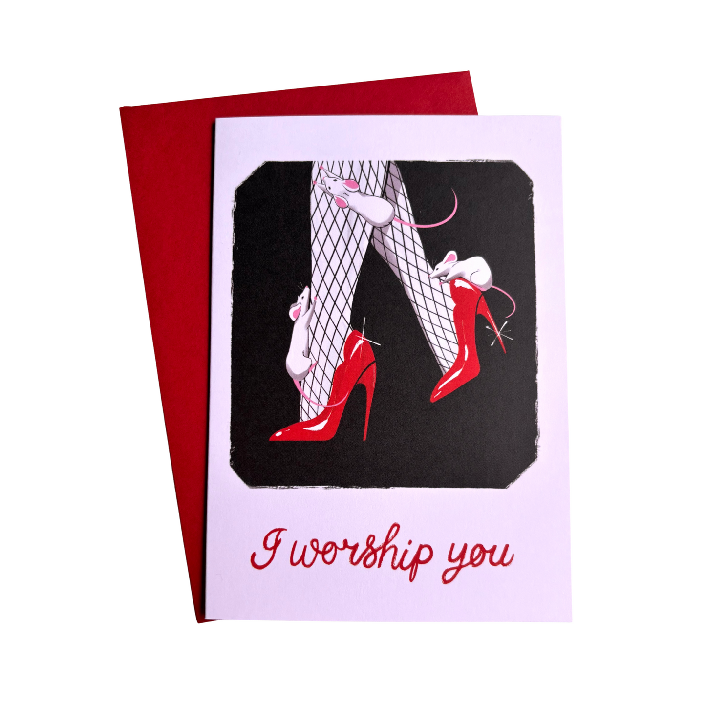 I Worship You Greeting Card