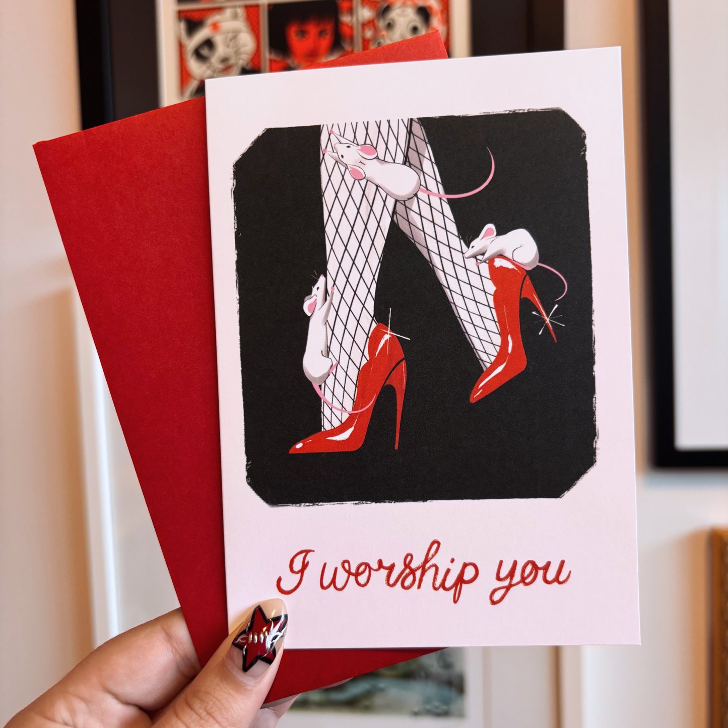 I Worship You Greeting Card