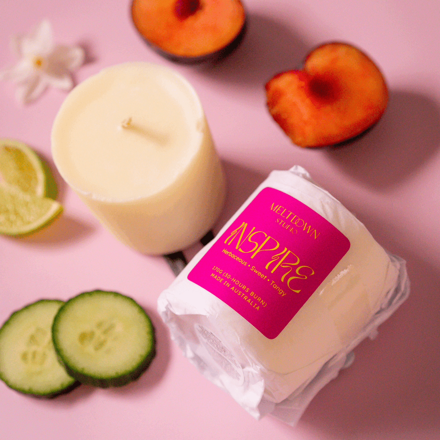 INSPIRE | Plum, Vanilla, & Pine Candle