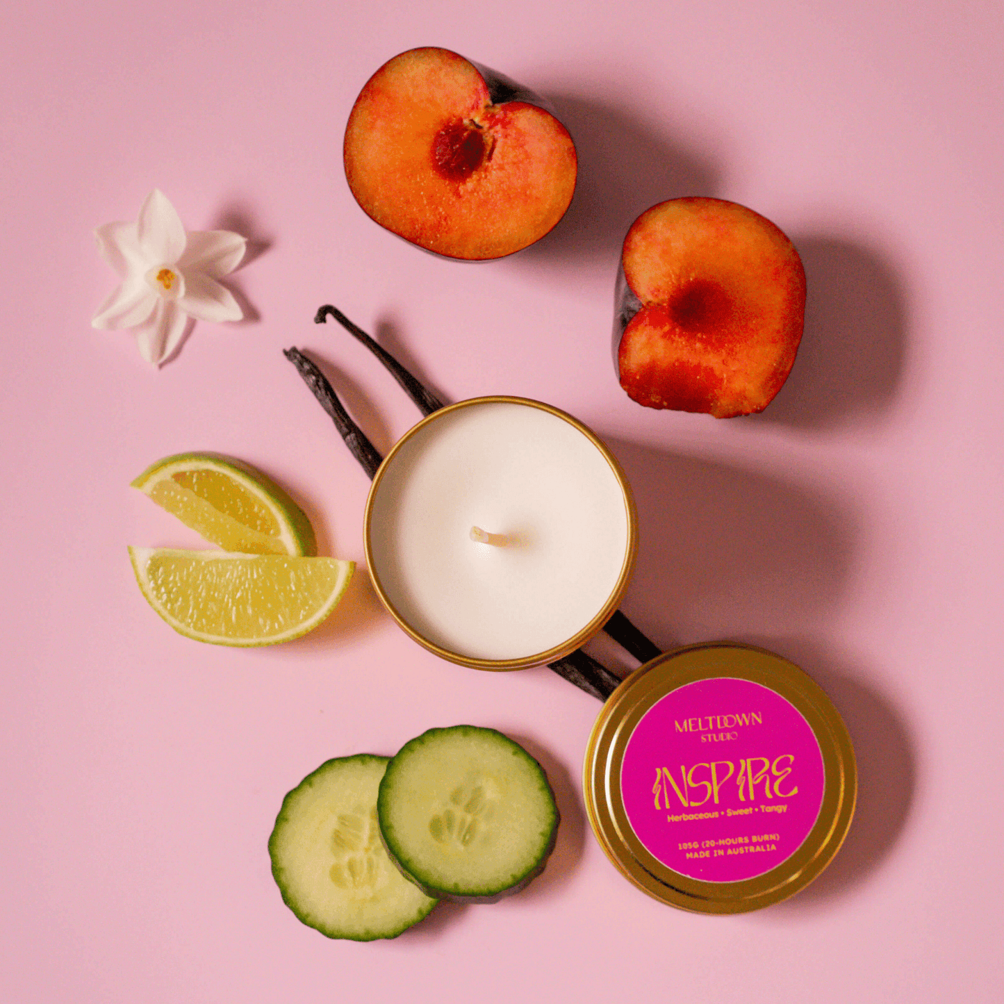 INSPIRE | Plum, Vanilla, & Pine Candle