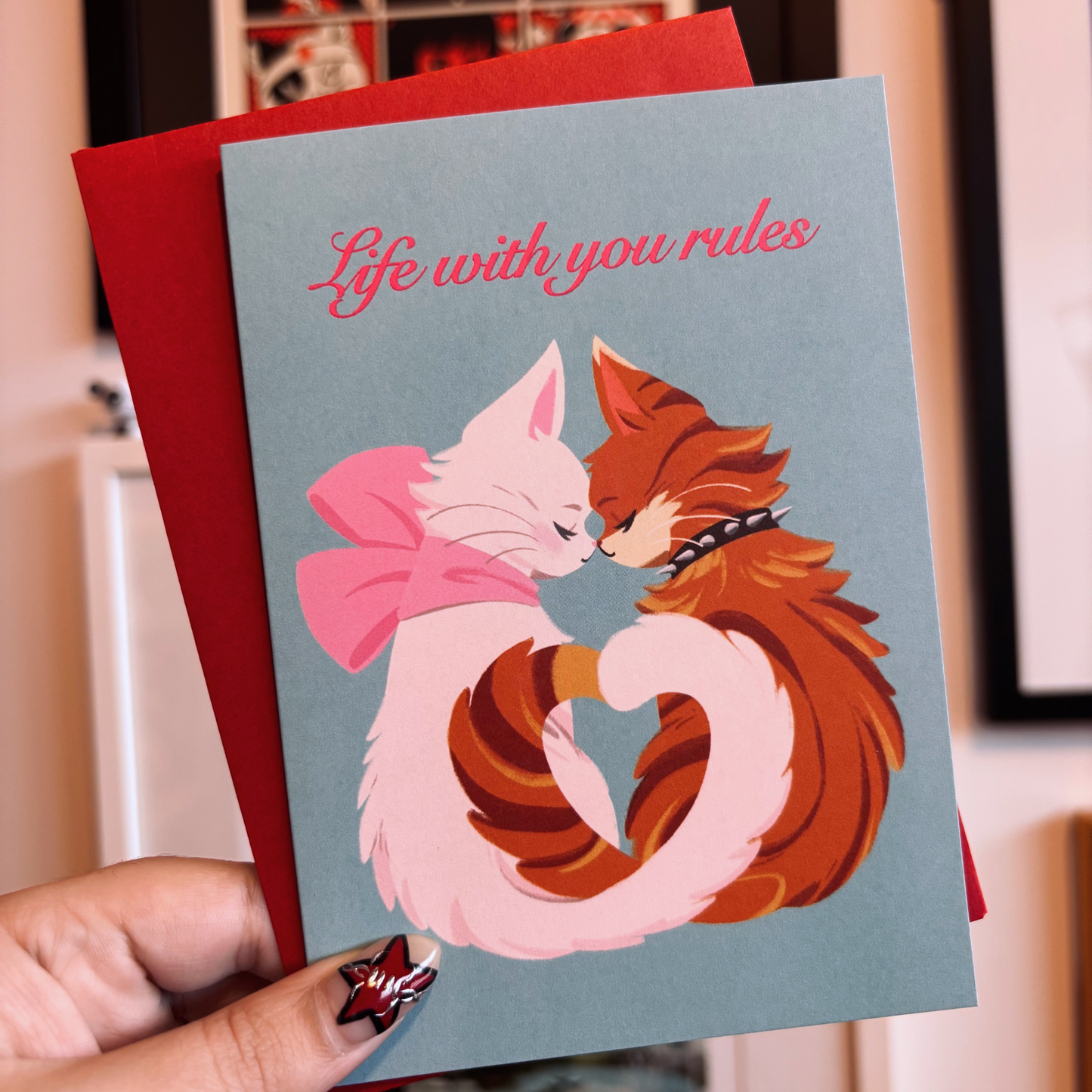 Life With You Rules Greeting Card