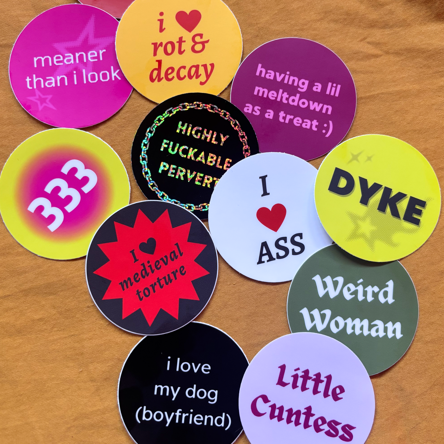 Y2K Dyke Sticker