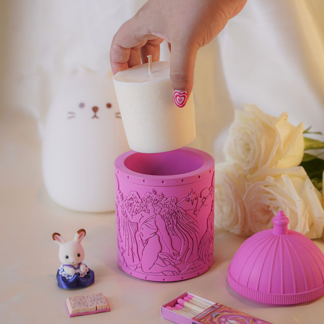 Sappho's Angels | Fuchsia | Refillable Candle Holder