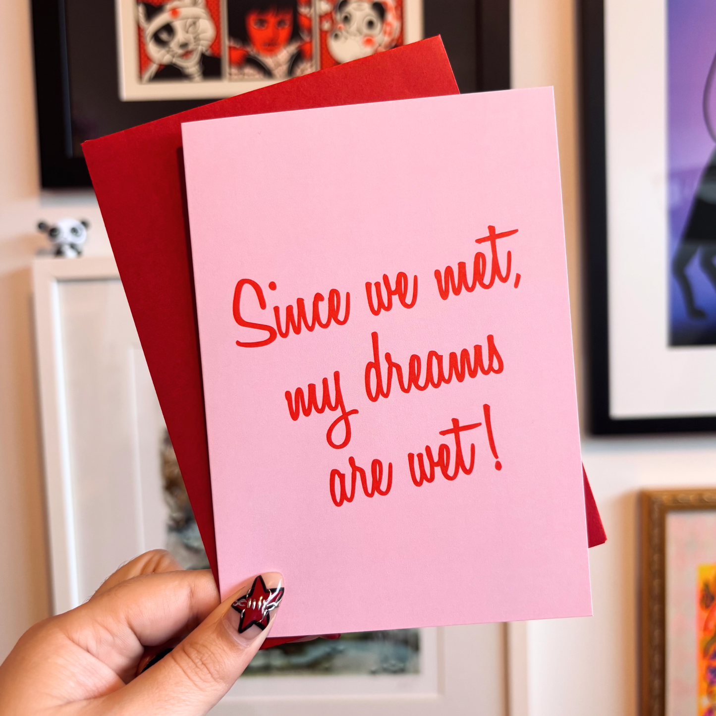 Wet Dreams Greeting Card