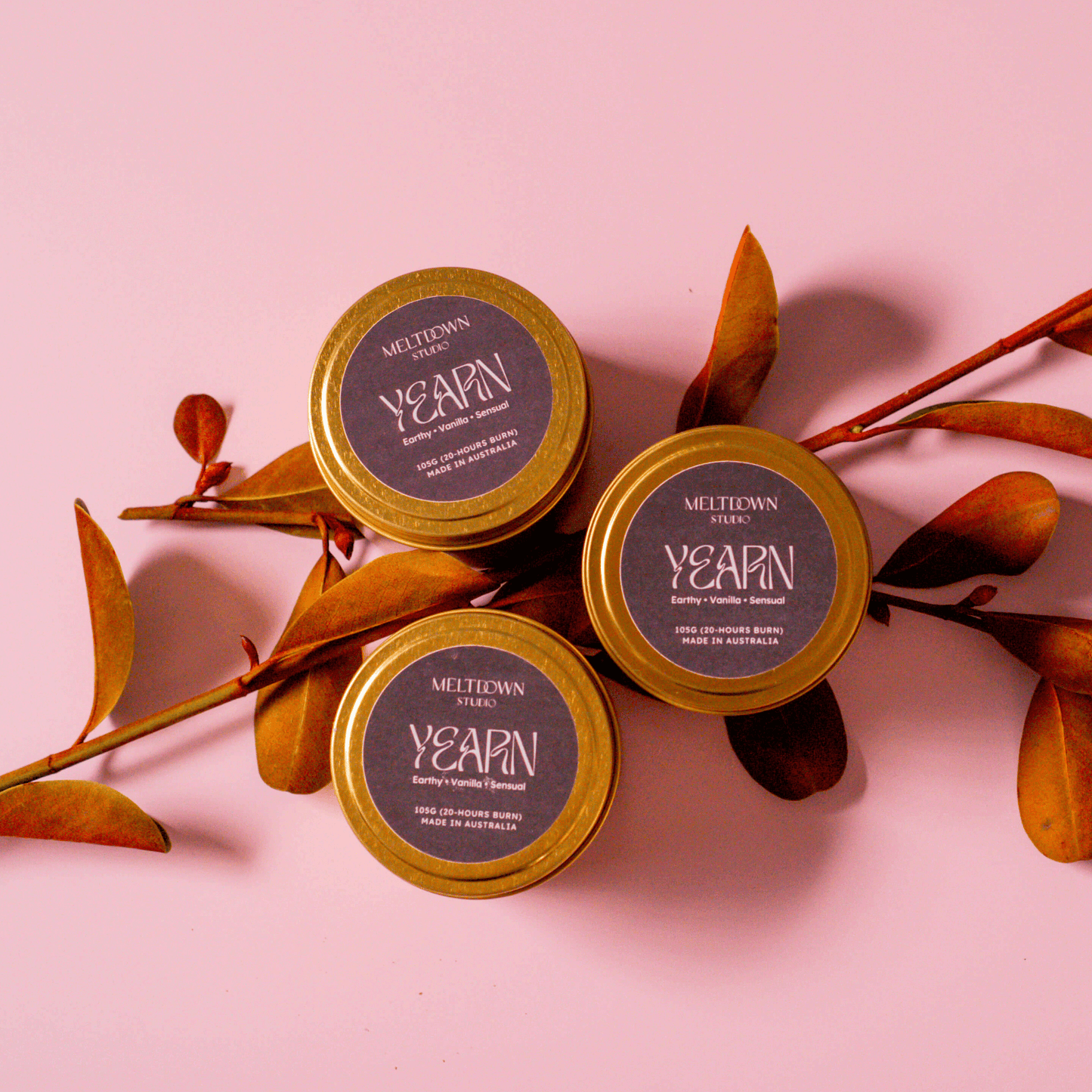 YEARN | Vanilla & Tobacco Leaf Scented Candle