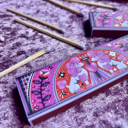 Pretty Poodle Matchbox