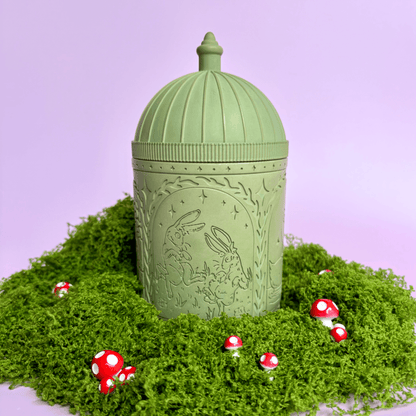Green Woodland Dreams Refillable Candle Holder