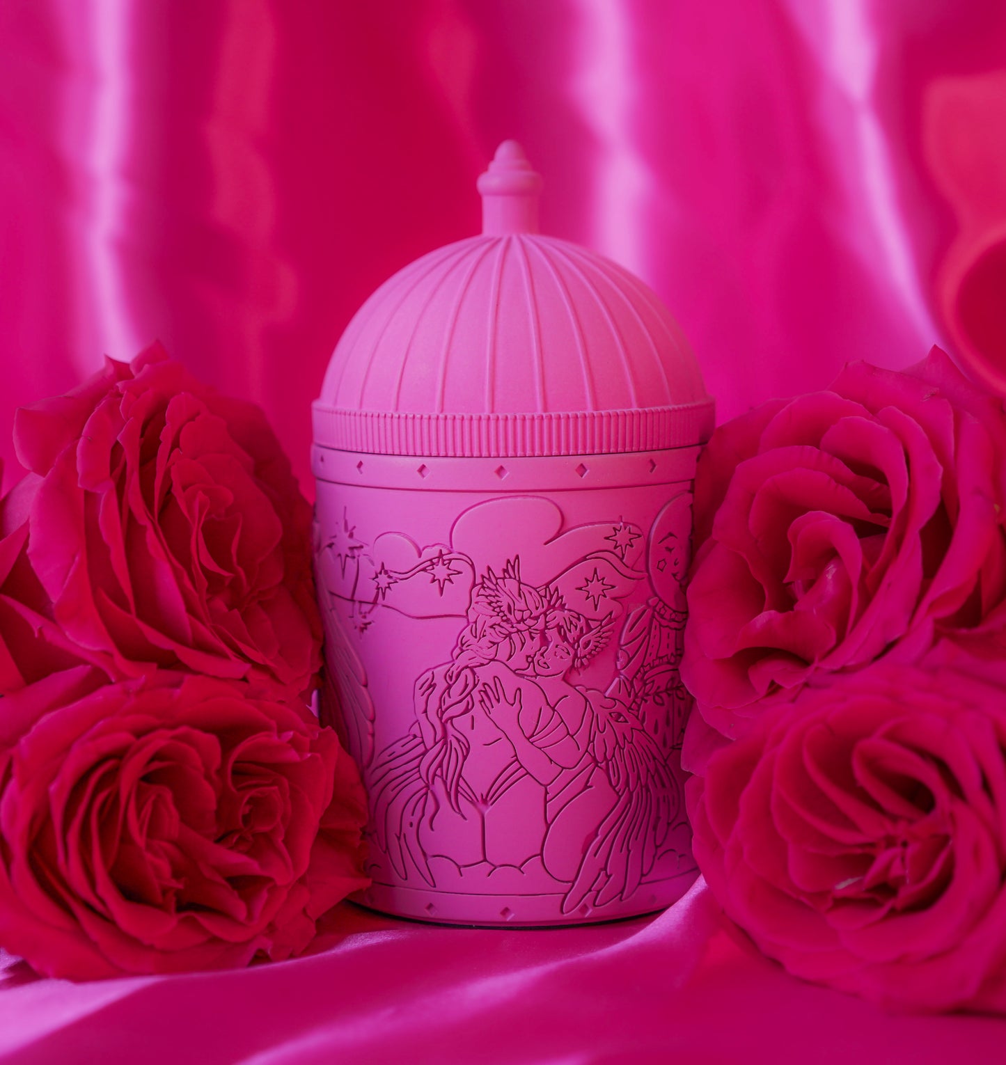 Sappho's Angels | Fuchsia | Refillable Candle Holder