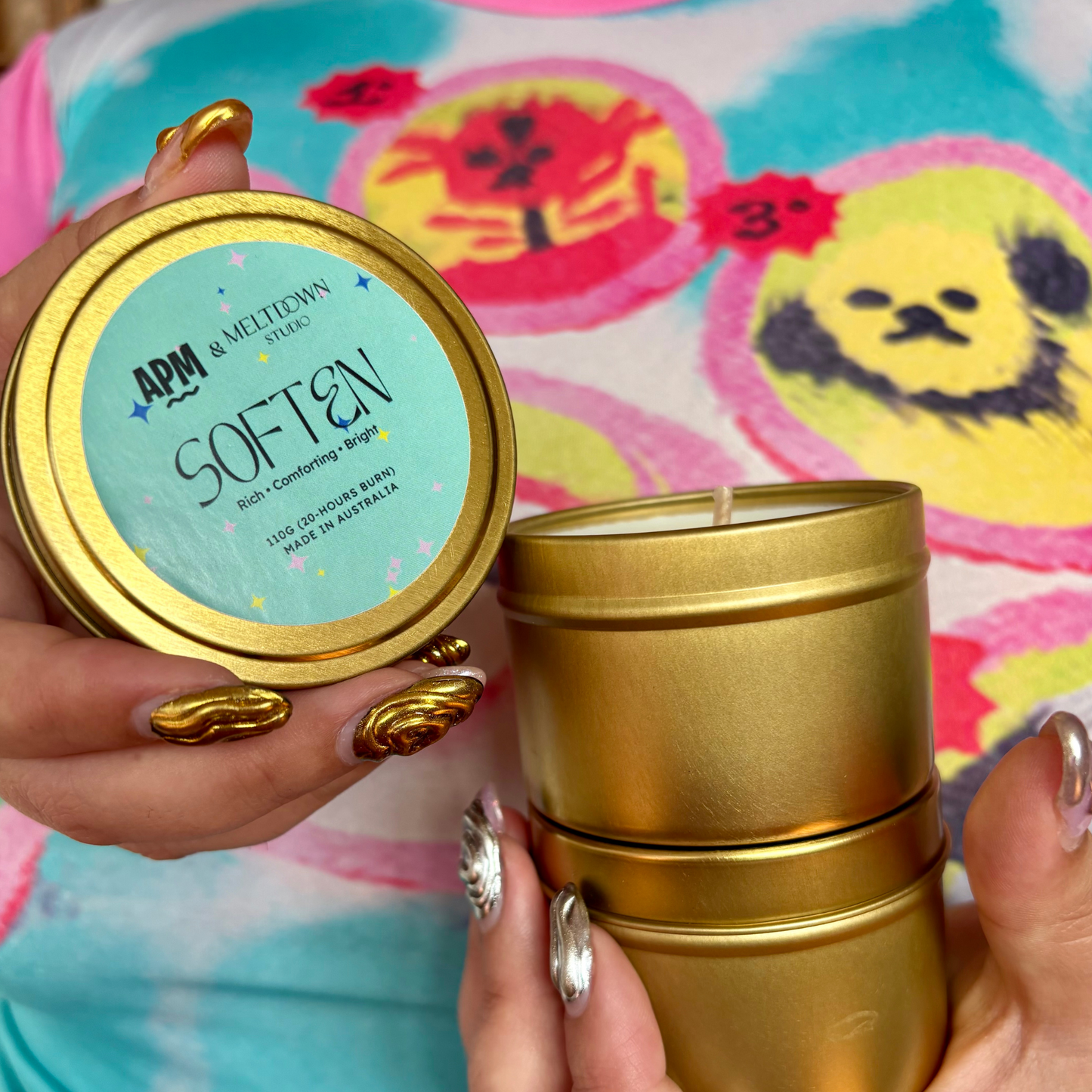 SOFTEN - A Plus Mini Tinnie | Scented Soy Candle