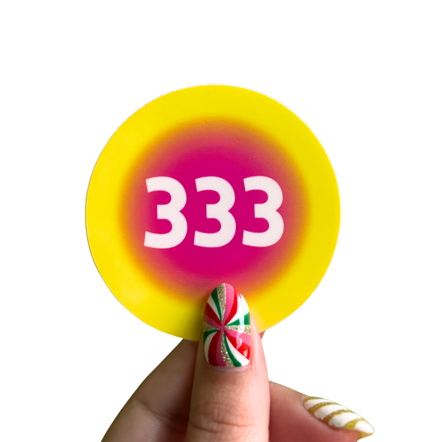333 Angel Number Sticker