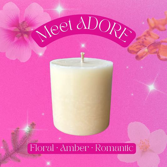 ADORE | Floral & Fruity Scent | Candle Refill