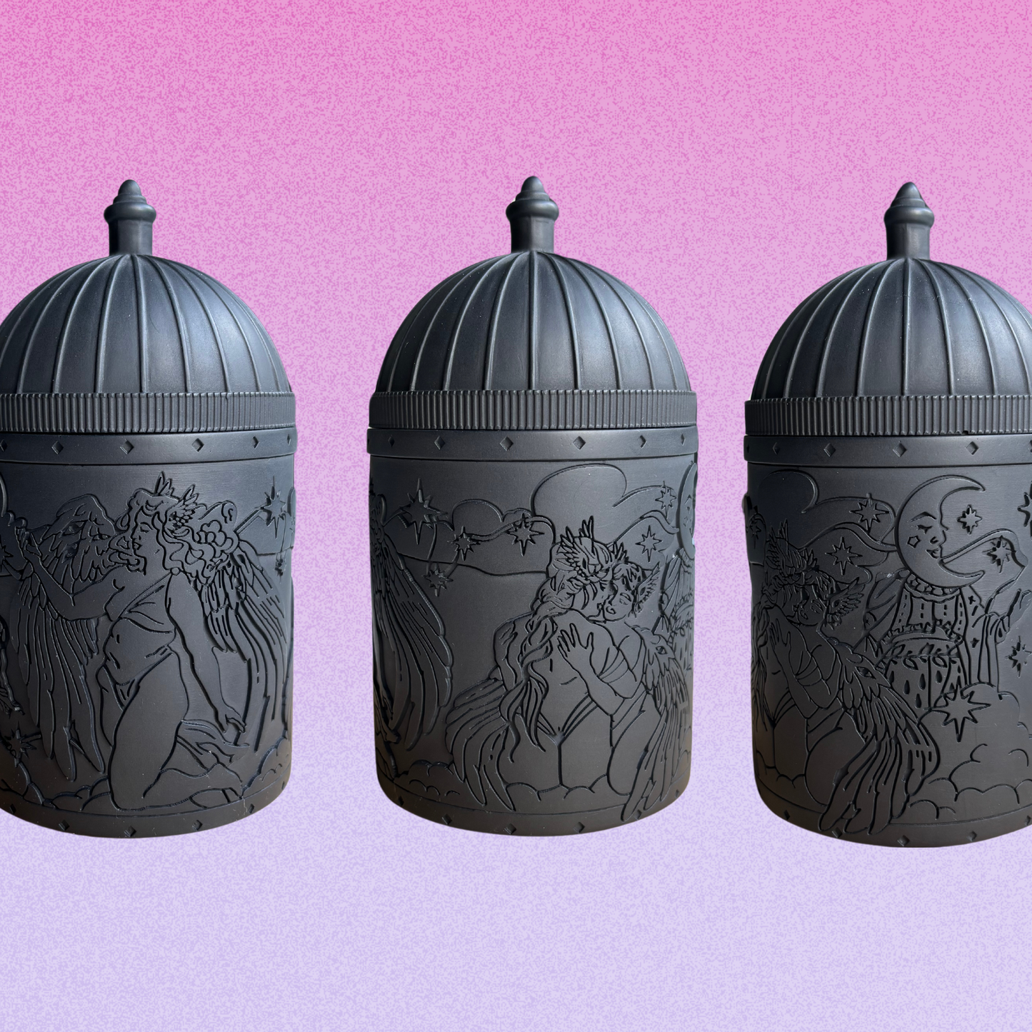 Sappho's Angels | Midnight | Refillable Candle Holder