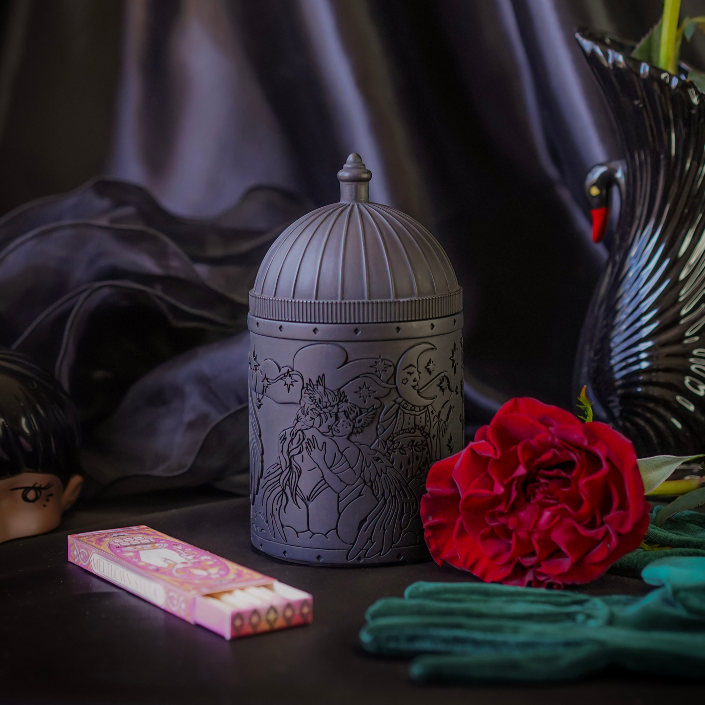 Sappho's Angels | Midnight | Refillable Candle Holder