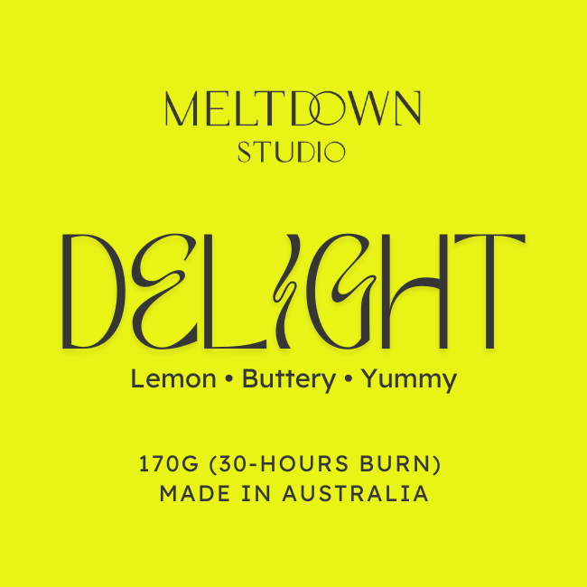 DEIGHT | Buttery Lemon & Vanilla Scent | Candle Refill
