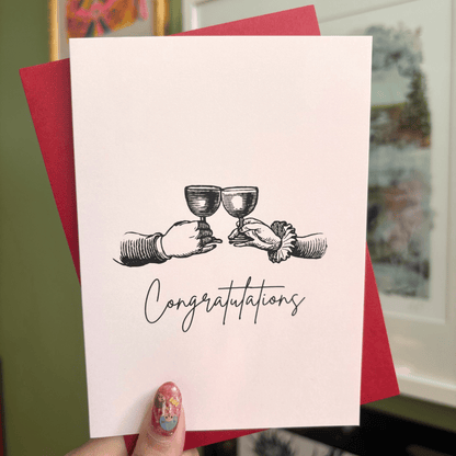 Vintage Congratulations Greeting Card