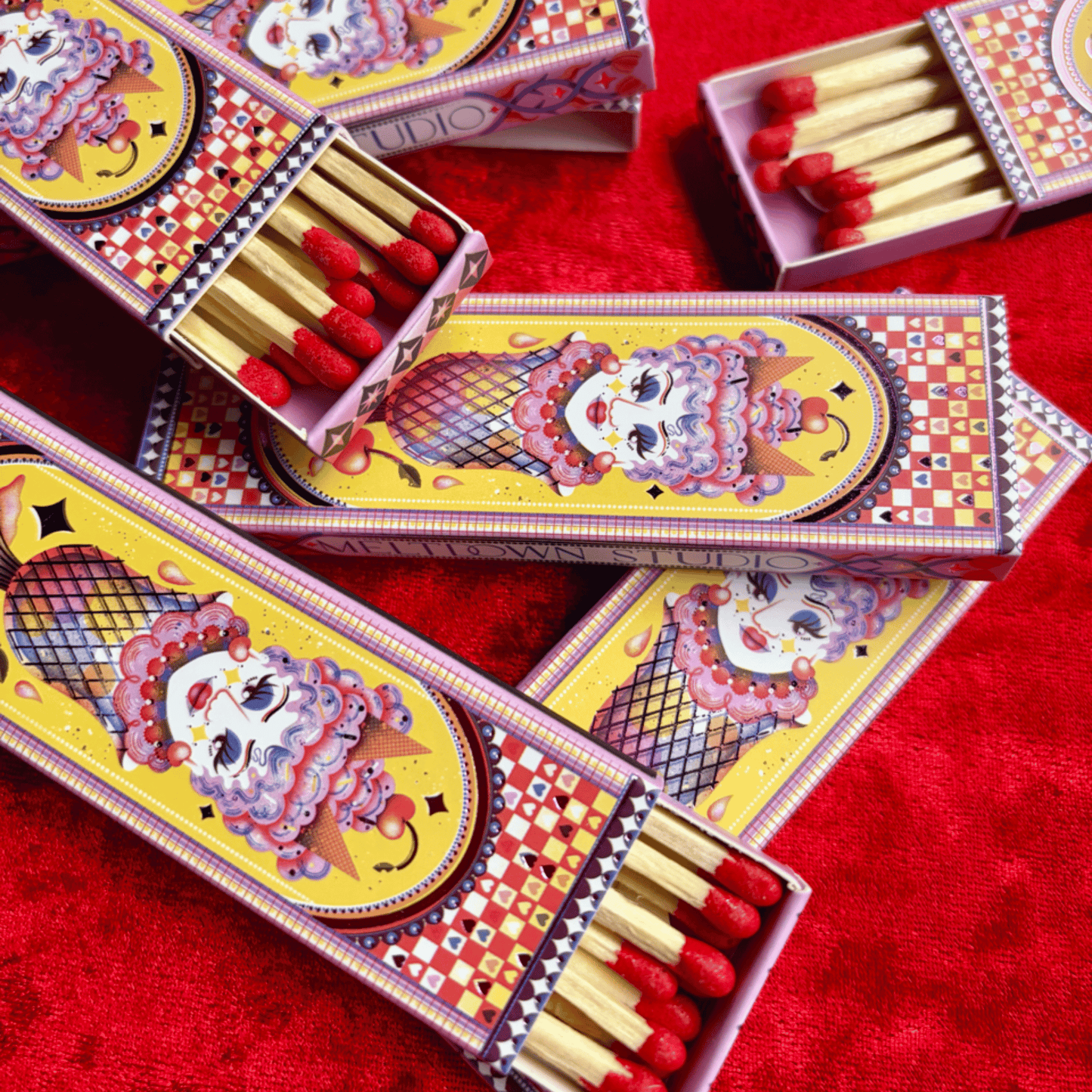 Clown Sundae Matchbox