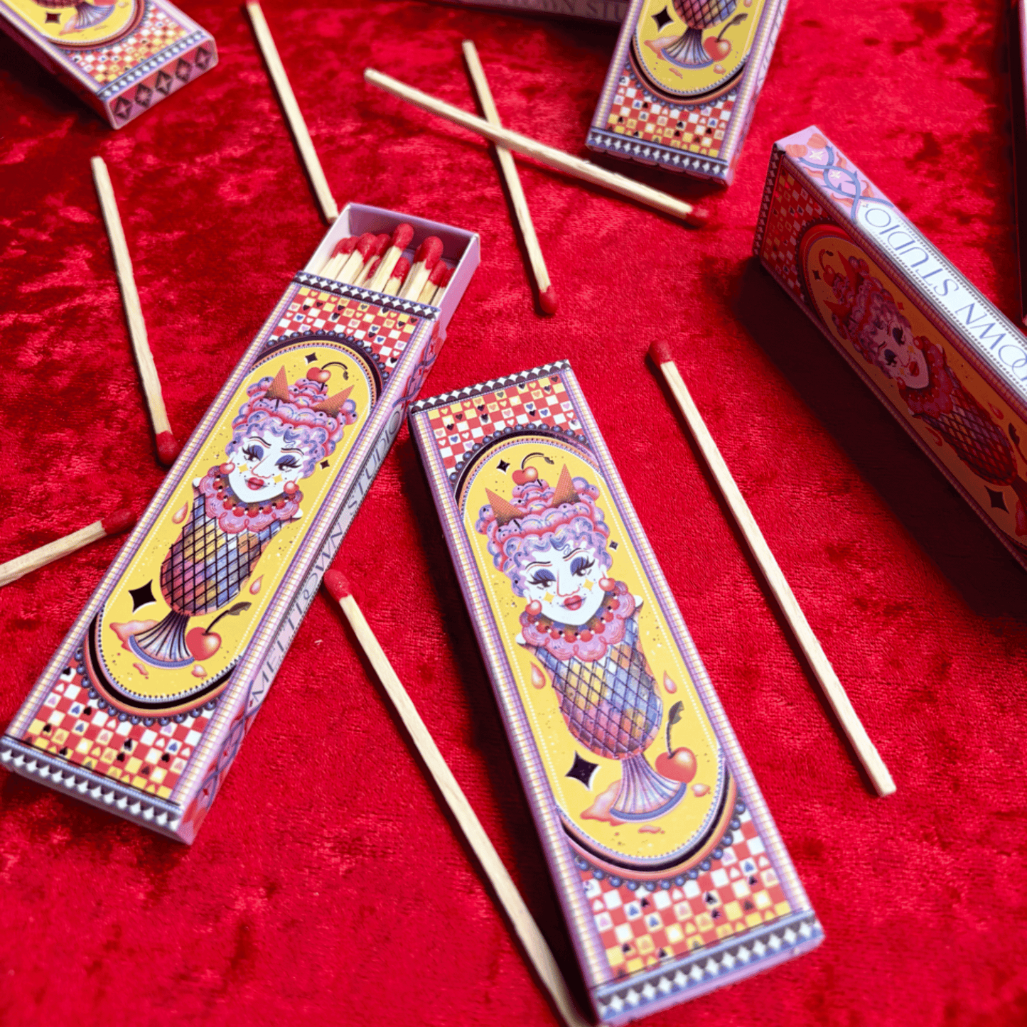 Clown Sundae Matchbox