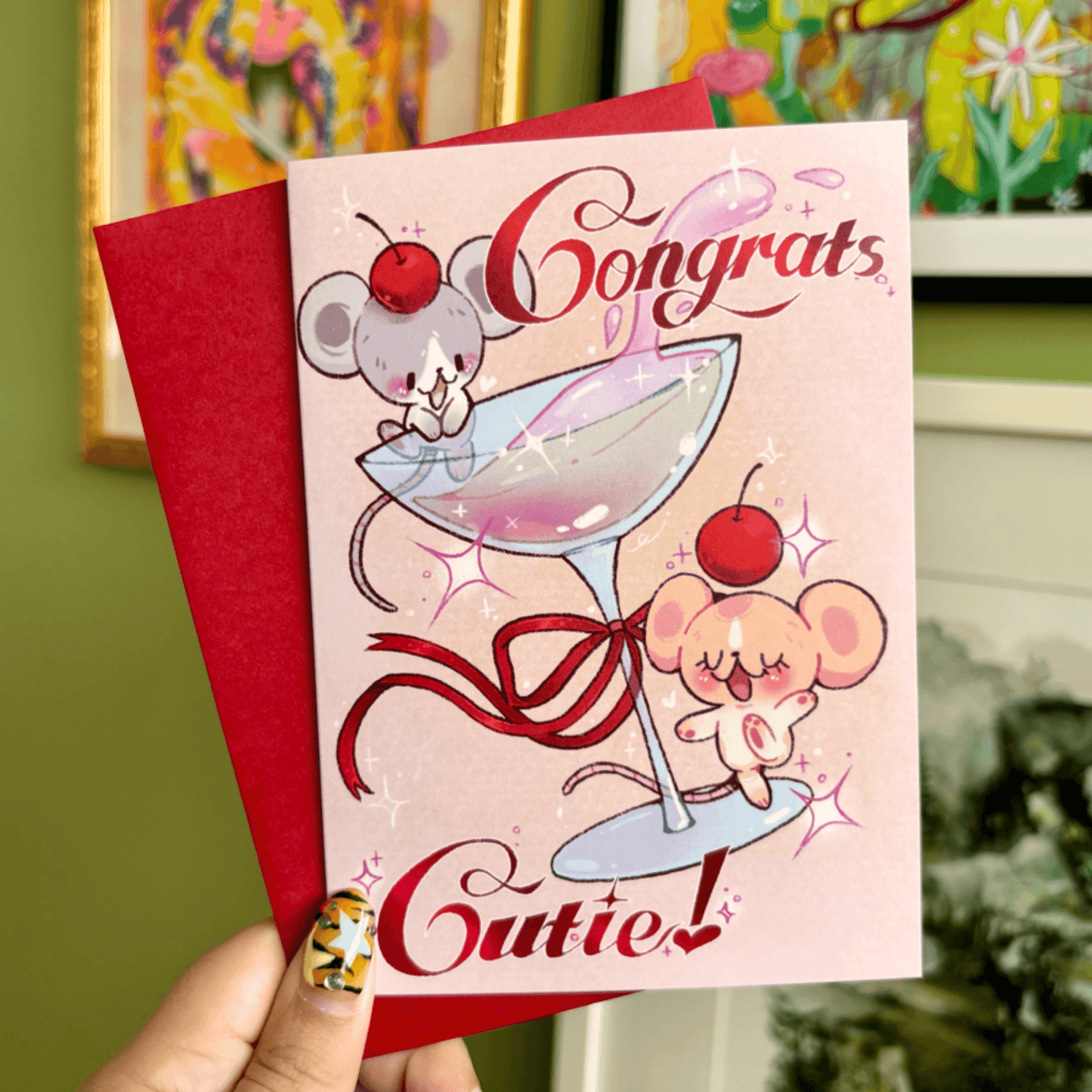 Congrats Cutie Greeting Card