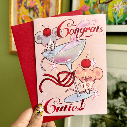 Congrats Cutie Greeting Card