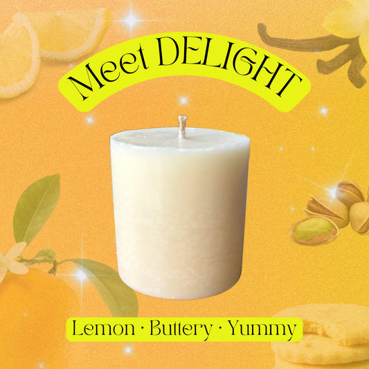 DEIGHT | Buttery Lemon & Vanilla Scent | Candle Refill