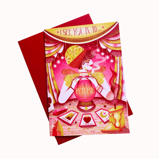 Tarot Fortune Teller Greeting Card