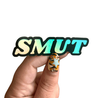Holographic Smut Sticker