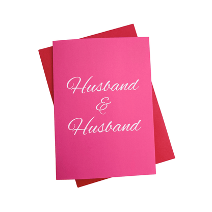 Husband and Husband Greeting Card