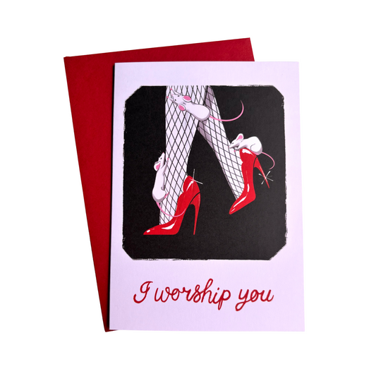 I Worship You Greeting Card
