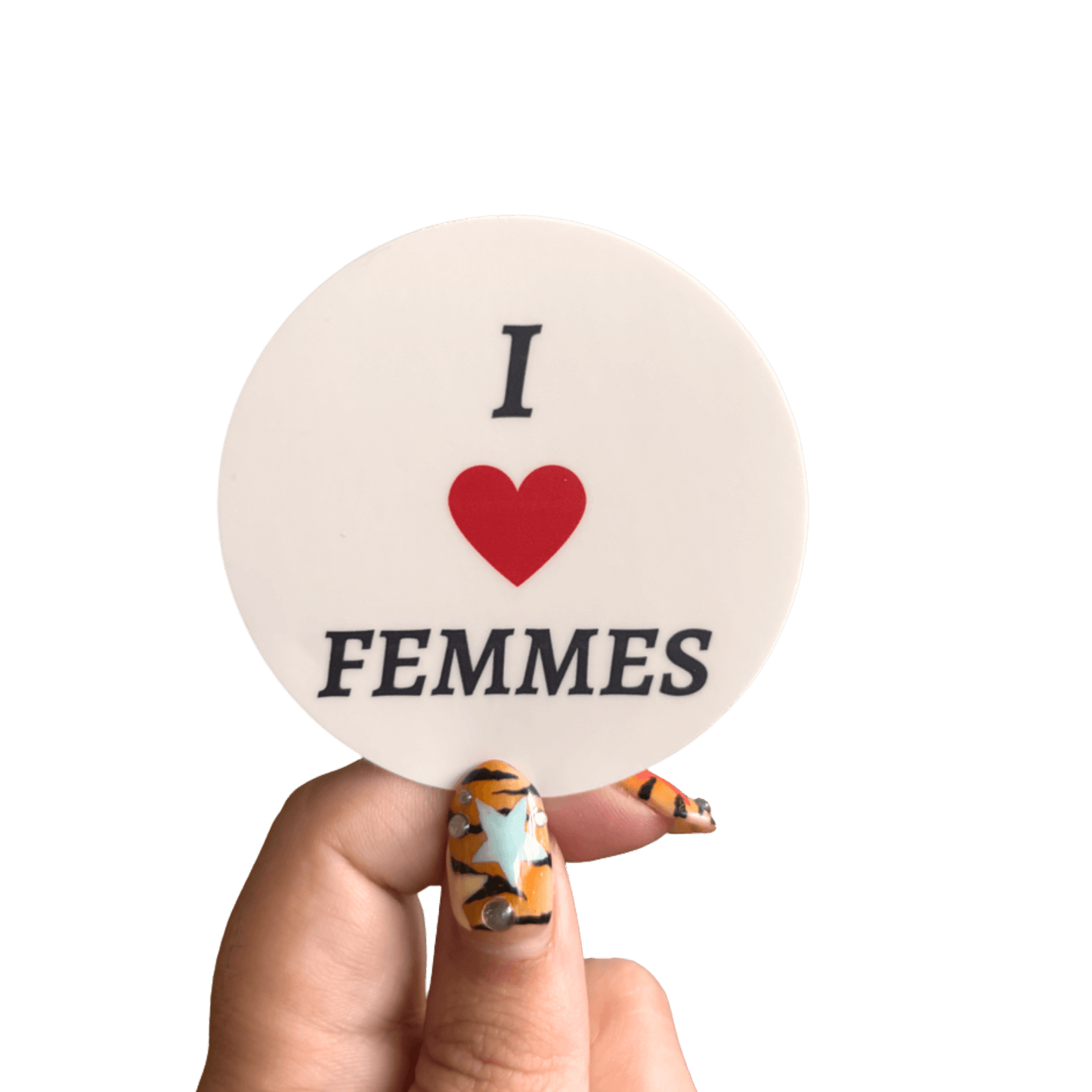 I Love Femmes Sticker