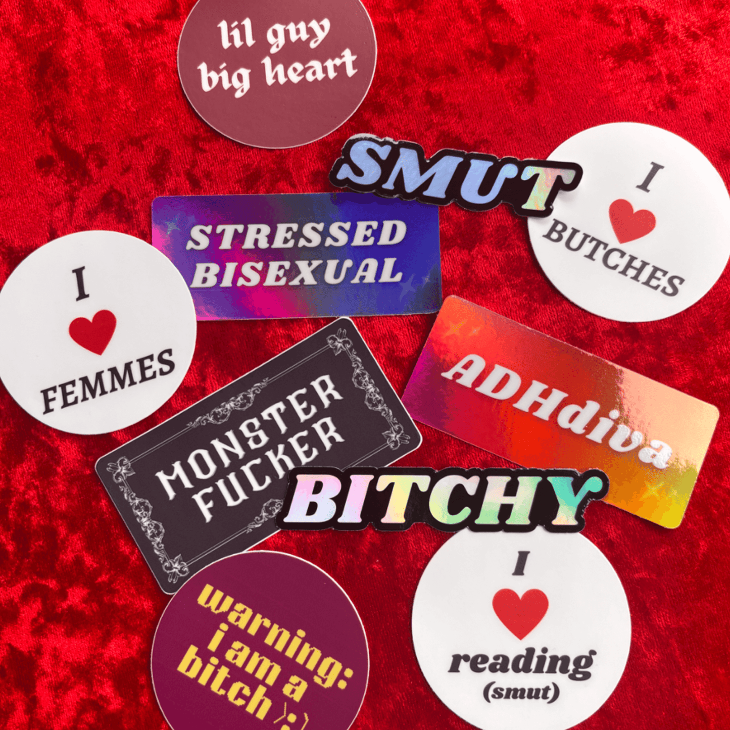 Holographic ADHDiva Sticker