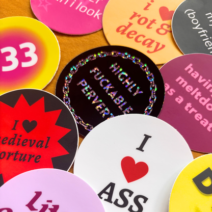 Highly F*ckable Pervert Sticker