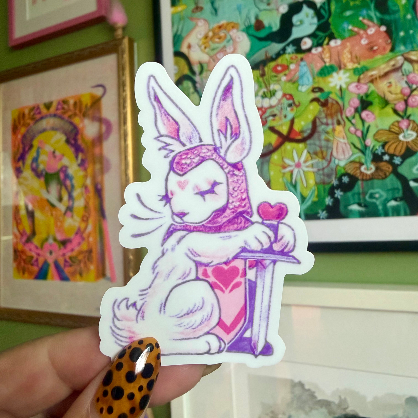 Metal AF Bunny Sticker