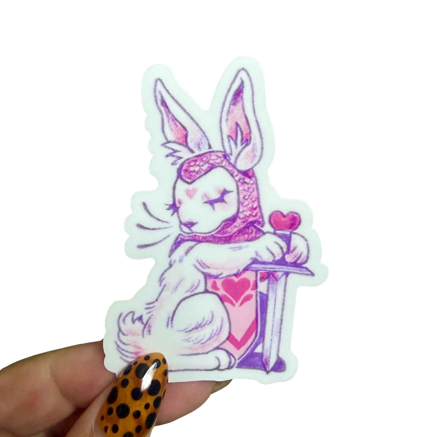 Metal AF Bunny Sticker