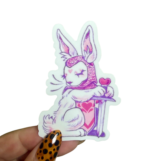 Metal AF Bunny Sticker
