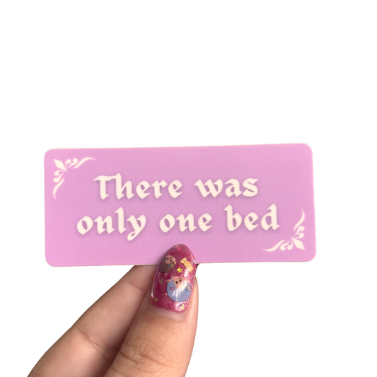 Bookish One Bed Sticker