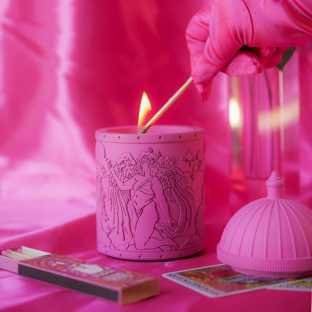 Sappho's Angels | Fuchsia | Refillable Candle Holder