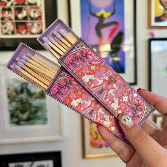 Pretty Poodle Matchbox