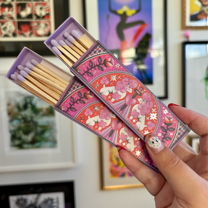 Pretty Poodle Matchbox