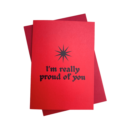 Proud of You Greeting Card