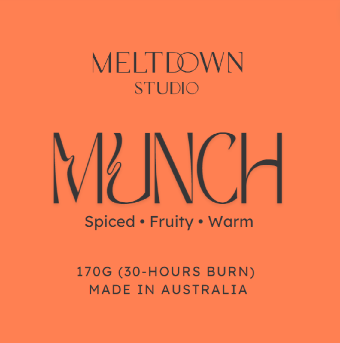 MUNCH | Apple Pie Scent | Candle Refill