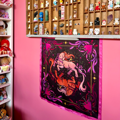 Unicorn Lovecore Silk Scarf