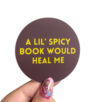 Spicy Book Healing Sticker
